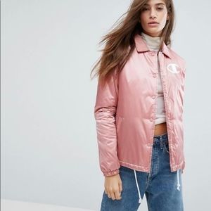 Pink champion coach jacket